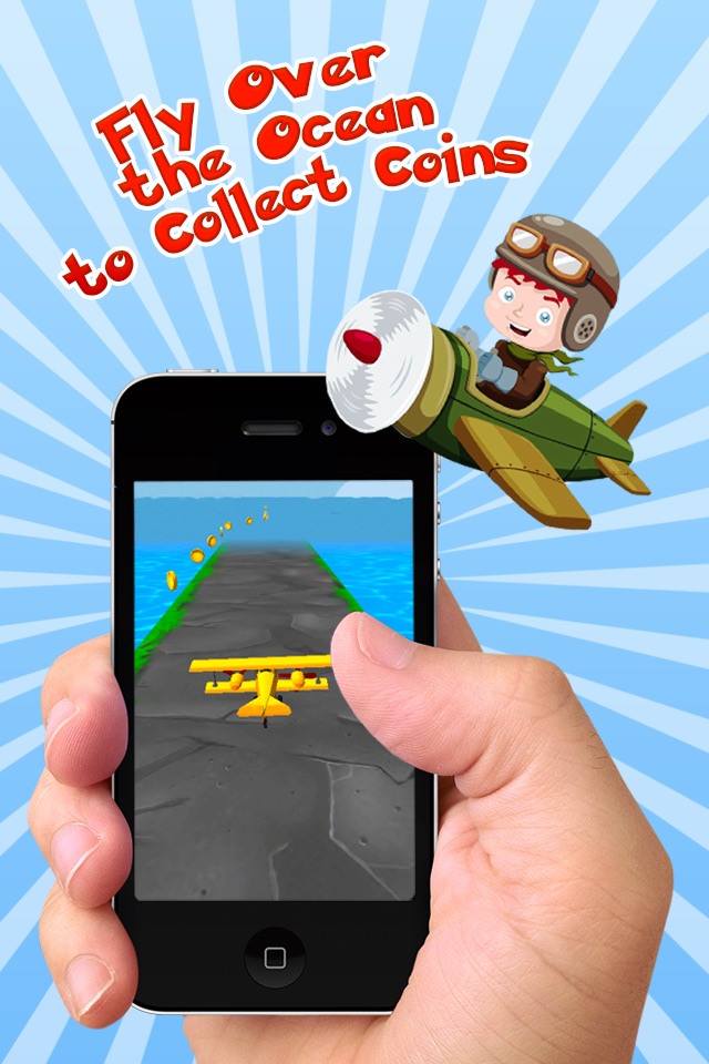 Arcade Kid Runner - Endless 3D Flying Action with War Plane - Free To Play for Kids screenshot 4
