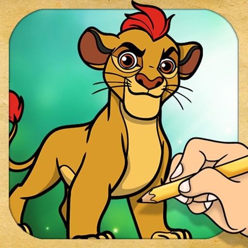 Draw And Paint For Lion Guard Figures