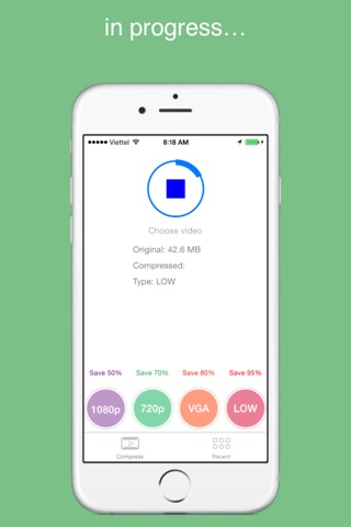 Video zipper - compress video to reduce size and save storage screenshot 2