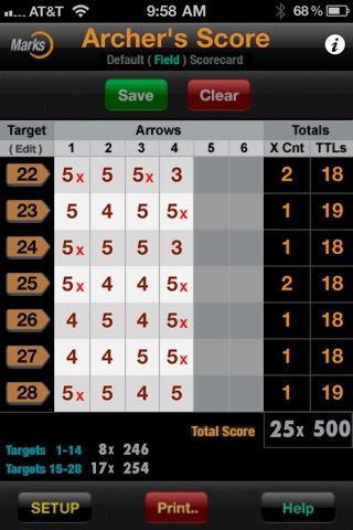 Archer's Score screenshot 2