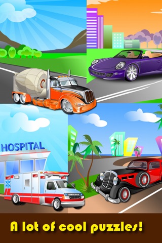 Truck Games: Free Jigsaw Puzzles for Kids and Preschool Toddler who Love Cars screenshot 2