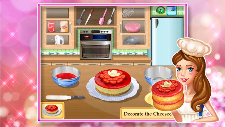 Baby cooking games：cheesecake screenshot-3