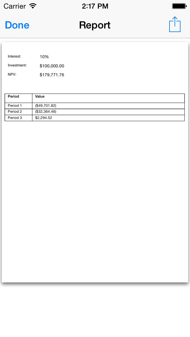 How to cancel & delete NPV Calculator from iphone & ipad 2