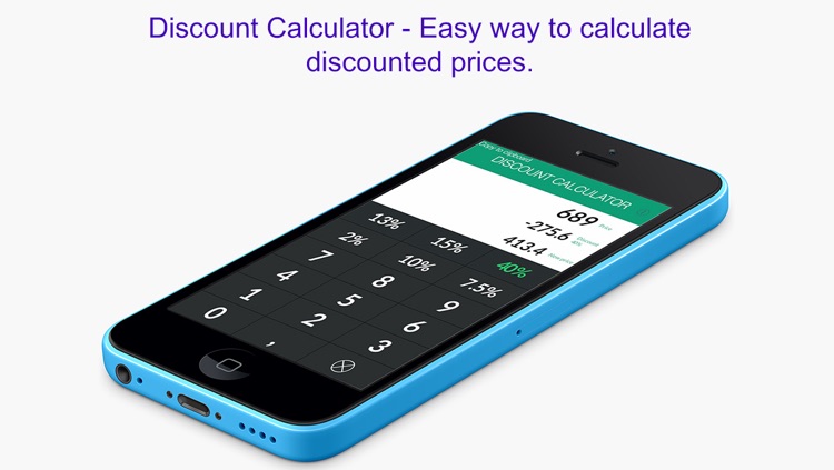 Discount Calculator - Easy way to calculate discounted prices