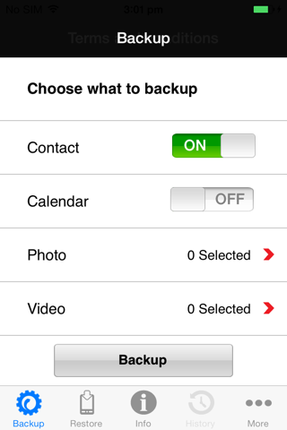 Airtel Phone Backup screenshot 2