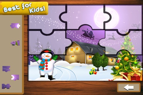 Christmas Puzzles From Santa For Kids Free screenshot 3