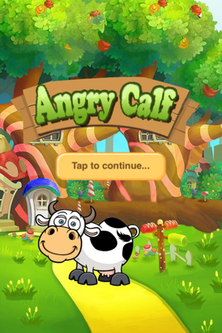 Angry Calf Free-A puzzle sports game screenshot 2