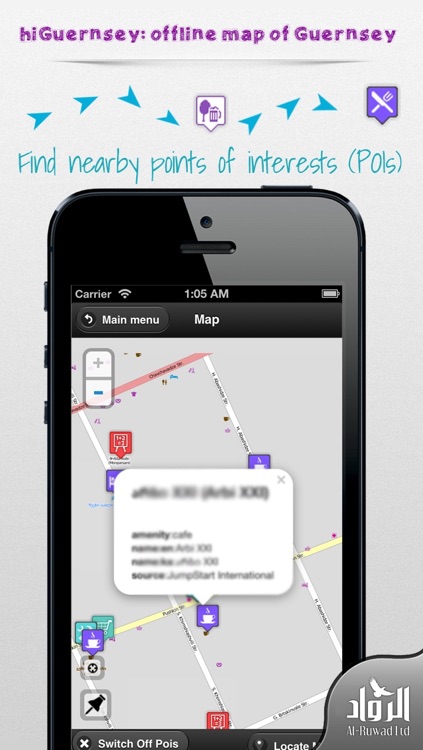 hiGuernsey: offline map of Guernsey