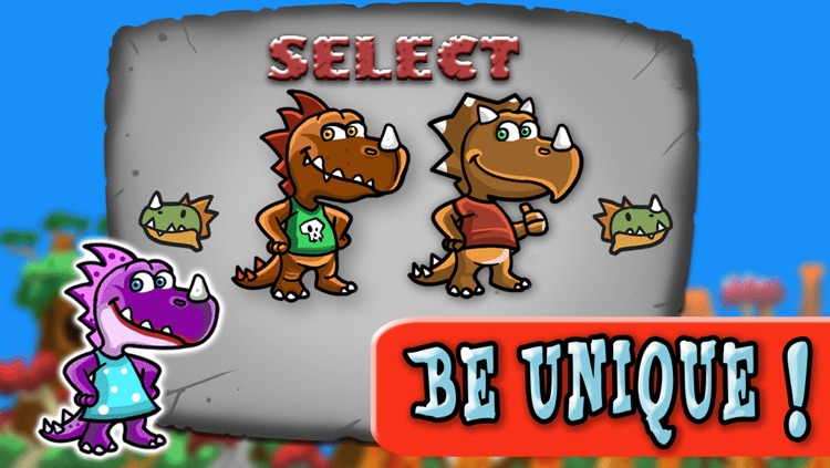 Dino the Dinosaur in Super Land - Addictive Action Game For Kids HD FREE screenshot-3