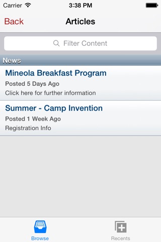 Mineola UFSD screenshot 3