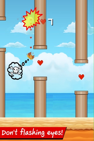 Cute Owl flappy rocket tiny bird - Tap flap flap and fly bird game screenshot 4