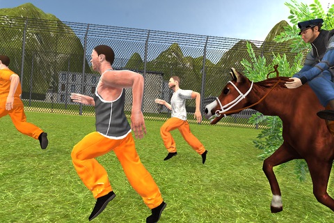 Prisoner Escape Police Horse - Chase & Clean The City of Crime From Robbers & Criminals screenshot 2