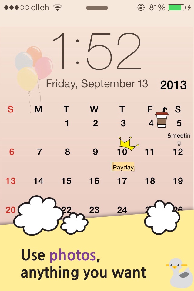 My Wallpaper Calendar screenshot 4
