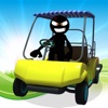 Super Angry Stickman Fairway-s: Super Golf-Karts Go! - Pro