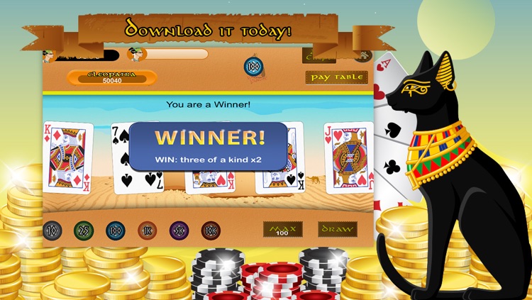 Video Poker HD - Mummies Revenge screenshot-4
