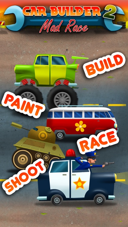 Car Builder 2 Mad Race - Free Kids Racing Game