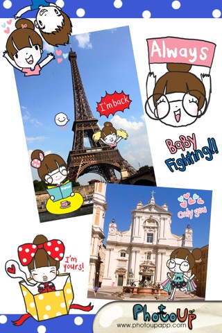 La Pluie Camera by Photoup - Cute Cartoon stickers Decoration - Stamps Frames and Effects Filter photo appのおすすめ画像3
