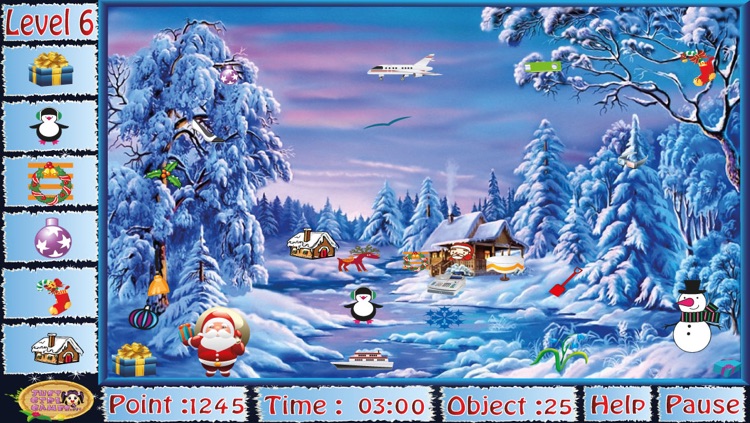 Winter Time Hidden Objects game