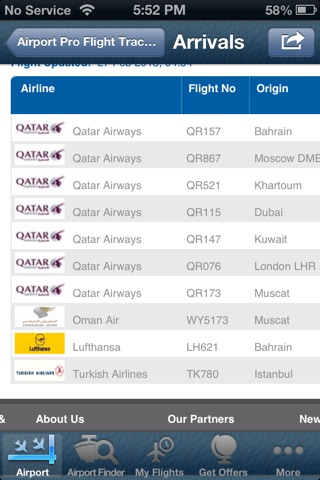 Doha Airport (DOH) Flight Tracker Radar serving Qatar and emirates screenshot 4