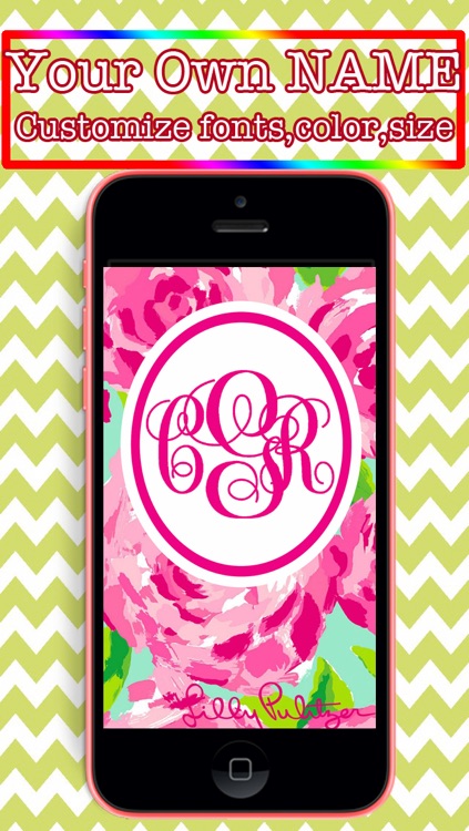 Monogram Pro - Customize Design Beautiful Home Screen & Lock Screen Background Wallpaper