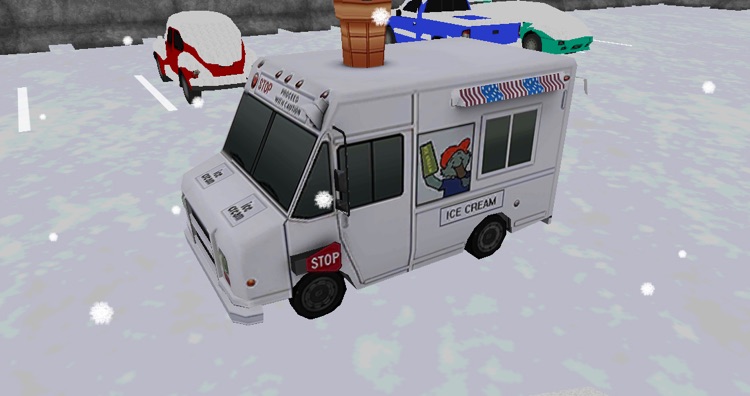 Bus winter parking - 3D game screenshot-3