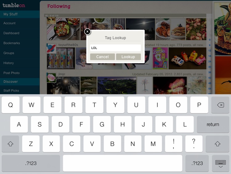 TumbleOn HD - Photo viewer for Tumblr images. screenshot-4