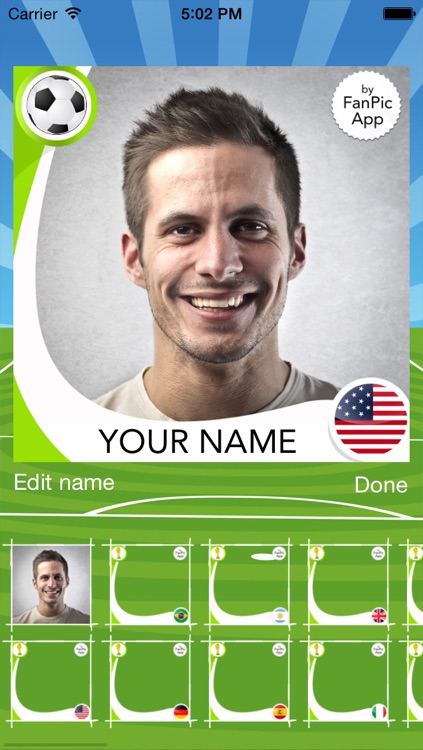 FanPic Football App – US Soccer Fan Photo Frames