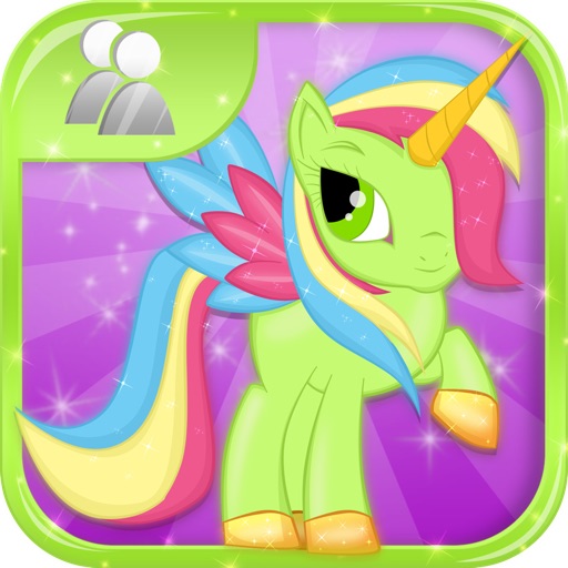 Little Magic Unicorn Dash : My Pretty Pony Princess vs Shark Tornado Attack Game - FREE Multiplayer iOS App