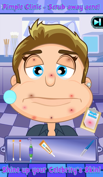 Celebrity Pimple Doctor - Virtual Kids Pimple Clinic screenshot-3