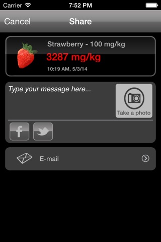 ITERIUM Food Tester screenshot 4