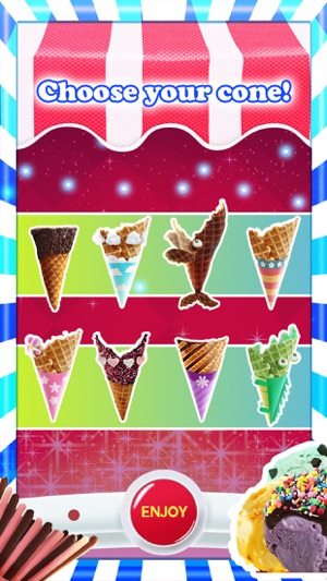 An ice cream maker game FREE-make ice cream cones with flavo(圖2)-速報App