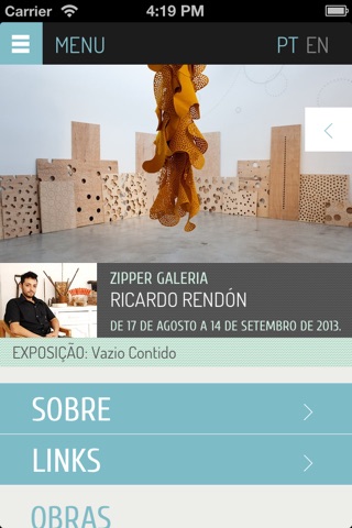 Zipper Galeria - Galeria de Arte Contemporânea - São Paulo/Brasil screenshot 4