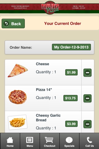 Paulie's Pizza screenshot 4