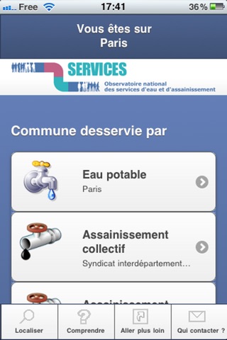 SISPEA Eau et Assainissement screenshot 2