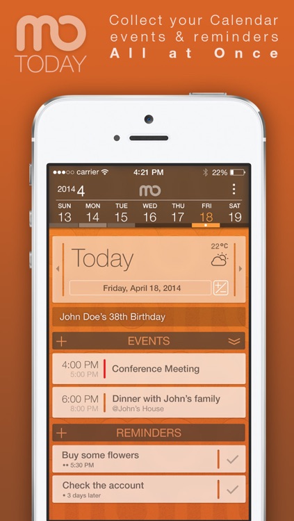mo.Today - Cal/Todo: All in one Task manager