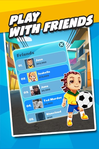 Soccer Rush 2014: Brazil Dash! Free Infinite Runner screenshot 4