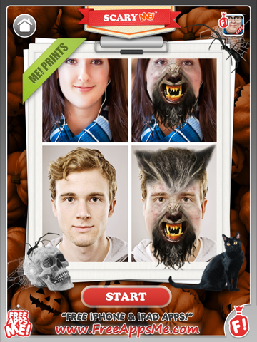 Scary ME! HD FREE - Easy to Monster Yourself Face Maker with Gross Zombie Dead Photo Effects! screenshot 2