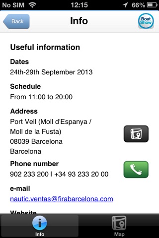 Barcelona International Boat Show. screenshot 2