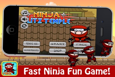 Ninja Blitz Temple - Dodge the Evil Running Warriors screenshot 3