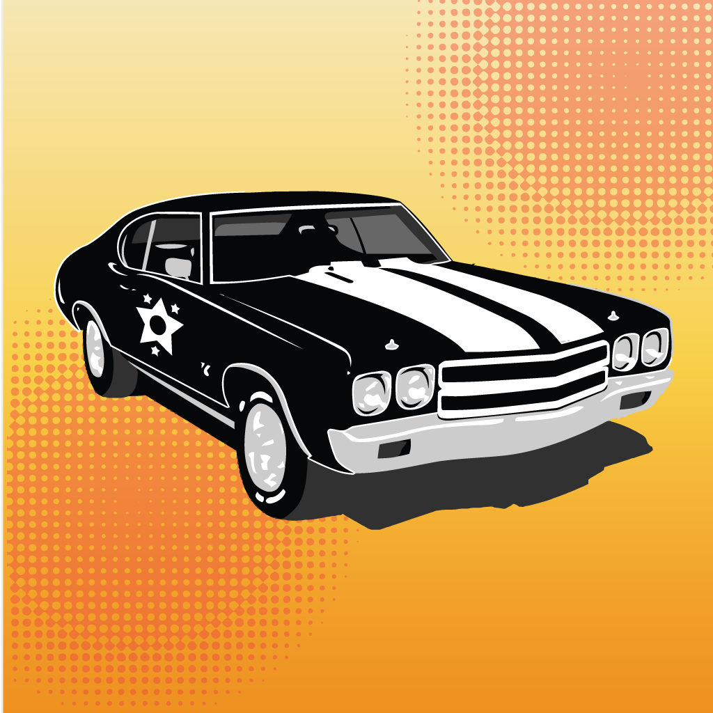 Highway Racing: grunge highway traffic race App Icon