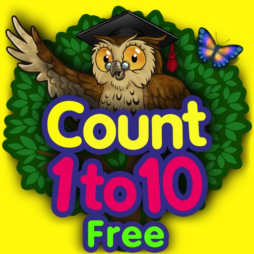 Count 1 to 10 Free - Mrs. Owl's Learning Tree iOS App