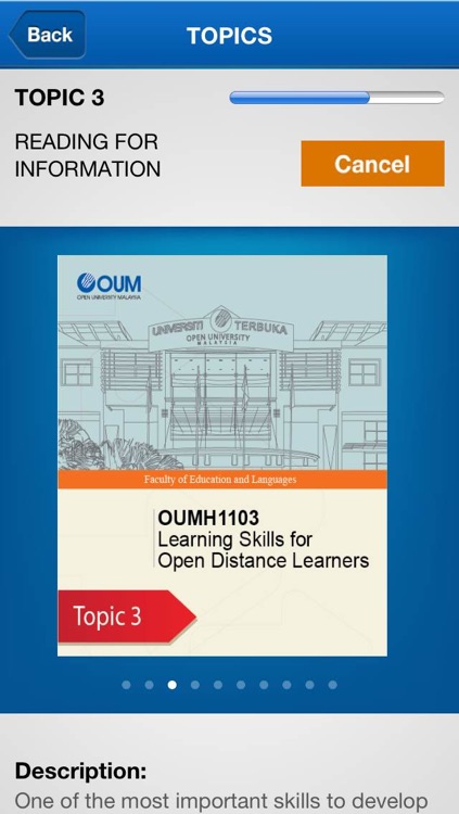 OUM App for iPhone