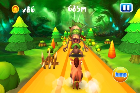 Mega Run and Jump -  Pig Survival Bear Forest screenshot 3