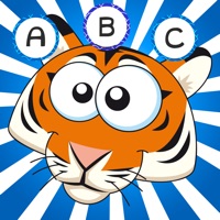 ABC savannah learning games for children Word spelling with safari animals for kindergarten and pre-school