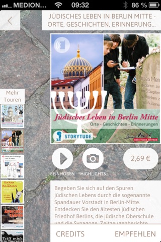 Storytude Stadttour und Führung in Berlin, München, Hamburg, Köln und Frankfurt als Audio-Tour screenshot 3