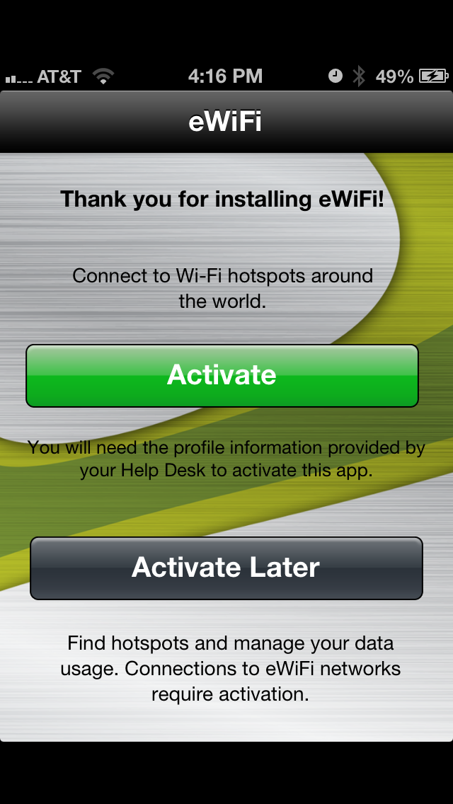 How to cancel & delete Etisalat eWifi from iphone & ipad 1