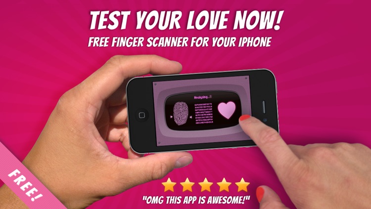 Love Finger Scan & Match Calculator - the best free touch finger scanner to scan and test love compatibility