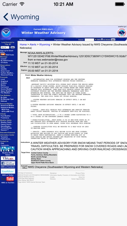 Severe Weather from NOAA/NWS screenshot-4