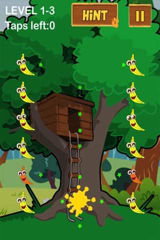 Banana tap and crash - A funny monkey game - Free Edition screenshot 3