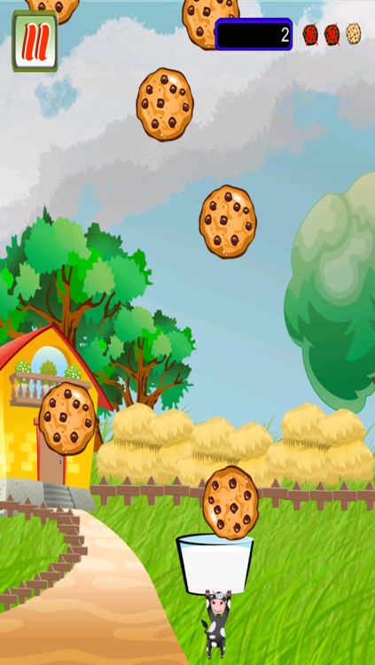 Milk and Cookie Catch - bake sweet chocolate chip dairy cow screenshot-4